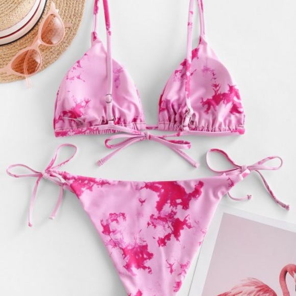 Brand new string bikini tie dye - Picture 2 of 2